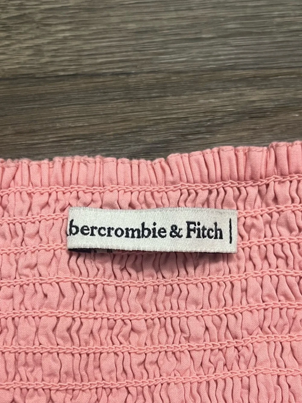 Abercrombie & Fitch Emerson Puff Sleeve Mini Dress Sz Small Tall Pink Coquette - Picture 8 of 11